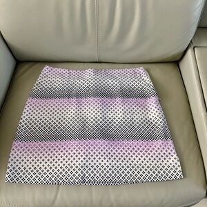 Elegant Purple and Black Patterned Golf Skort
